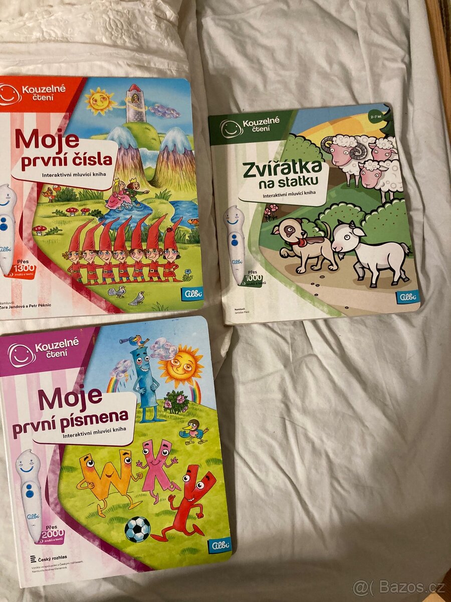 3 interaktivní Albi knížhy