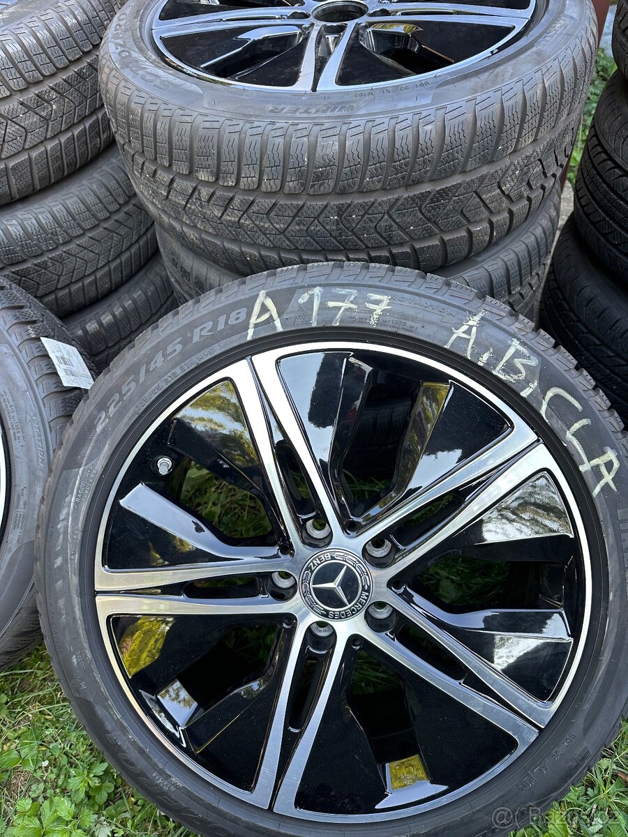 ALU KOLA MERCEDES A177 R18 ZIMNÍ VHODNÉ I NA B,CLA