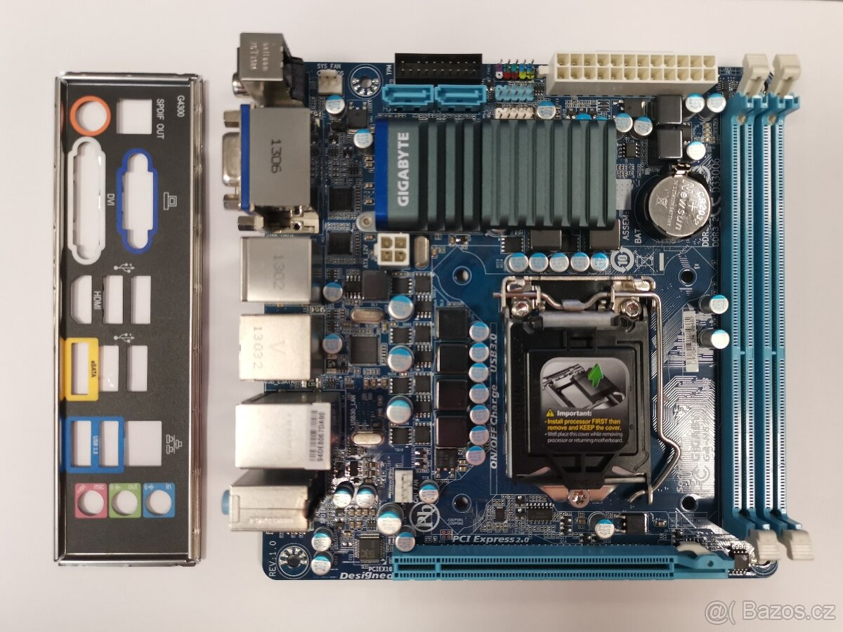 LGA 1155 základná doska GigaByte GA-H61N-USB3 3th gen CPU