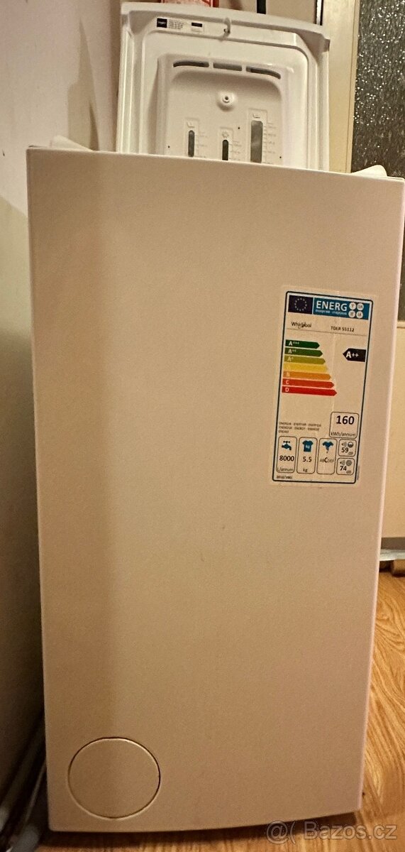 Pračka Whirlpool 5,5 kg (úzká) - Top Stav