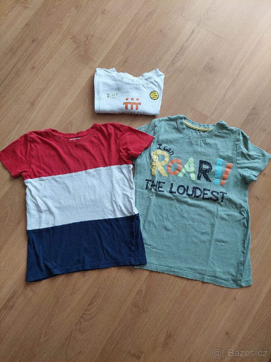 Detska tricka kratky rukav vel.128- Sada