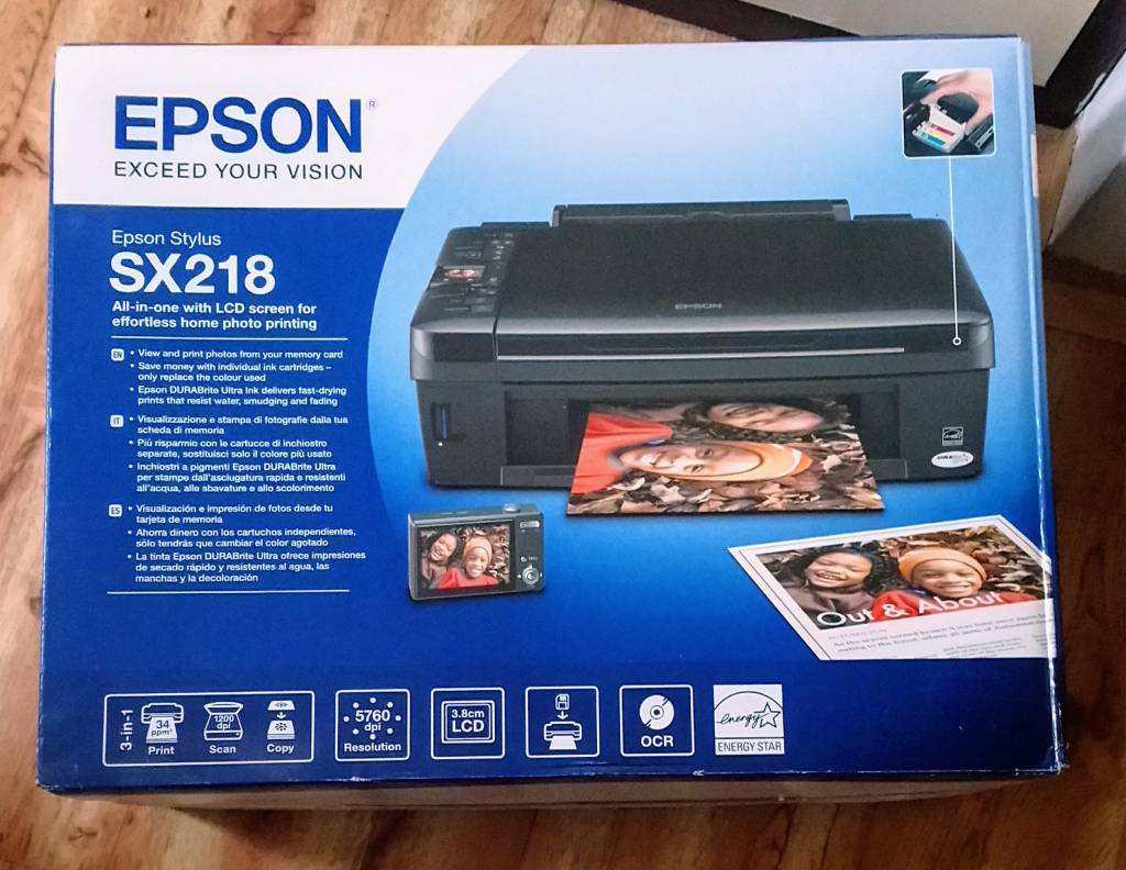 Cena: 2 700 Kč Epson Stylus SX218 nové 2700 kč Tiskárna Epso