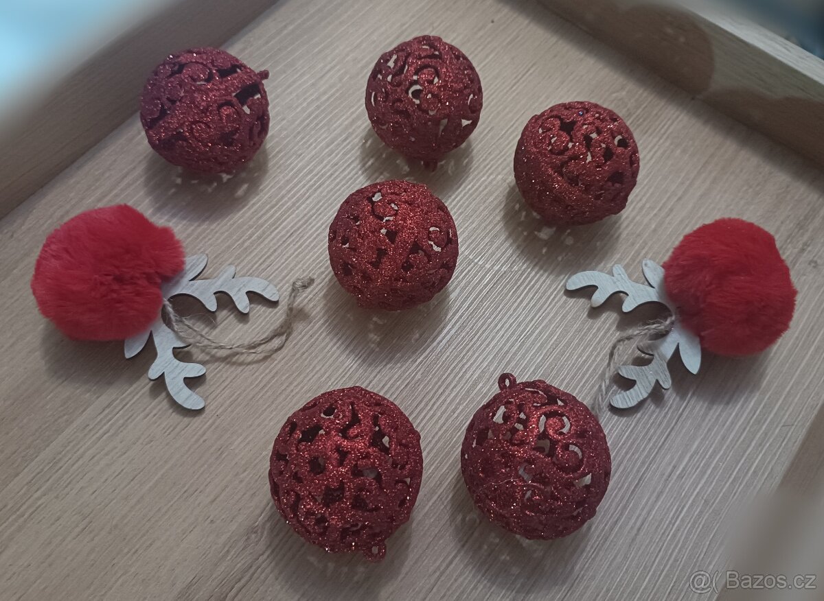 NOVÉ Vánoční ozdoby na stromeček 🎄 sada