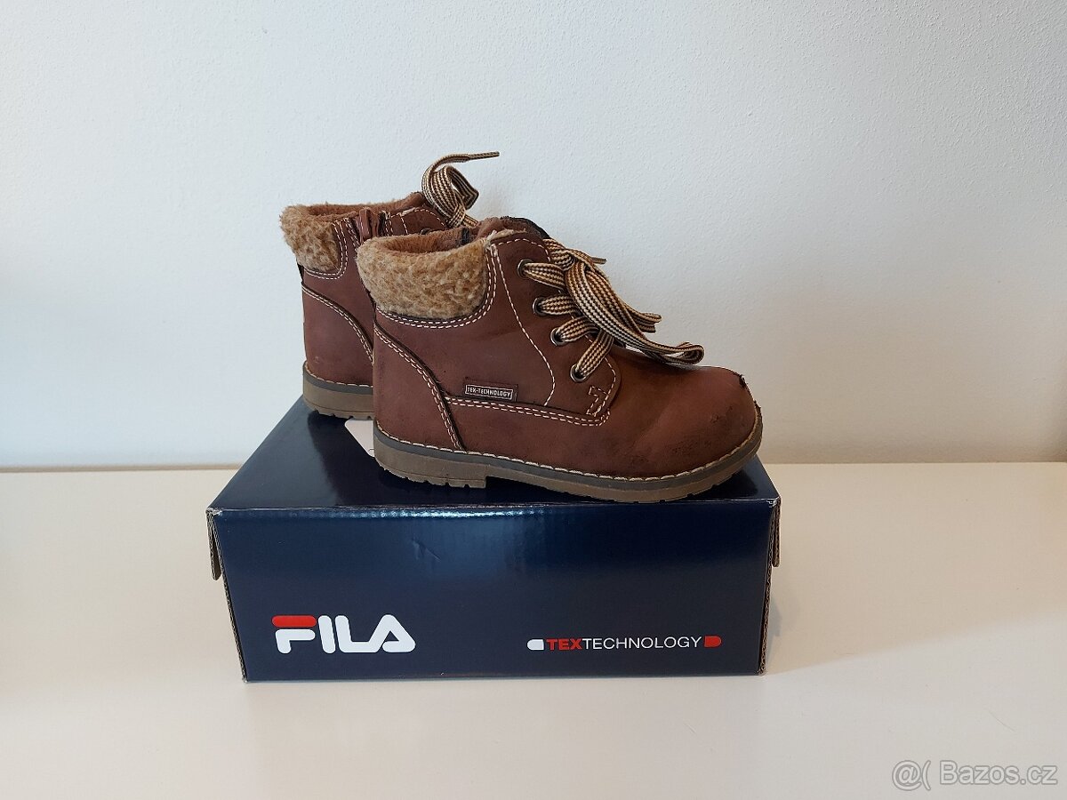 Zimní kotníkové boty Fila vel.23