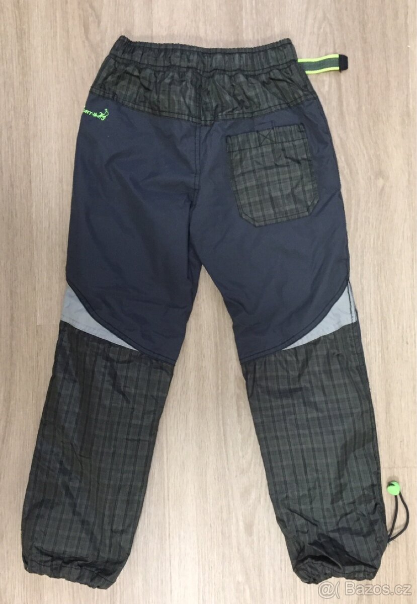 Dětské zateplené kalhoty, vel. 128