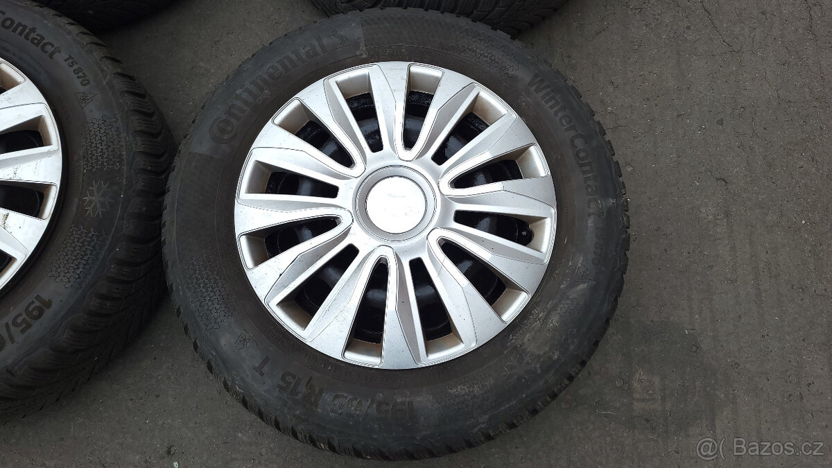 Zánovní zimní kola Conti 15" 5x112 Sharan, Alhambra, Galaxy