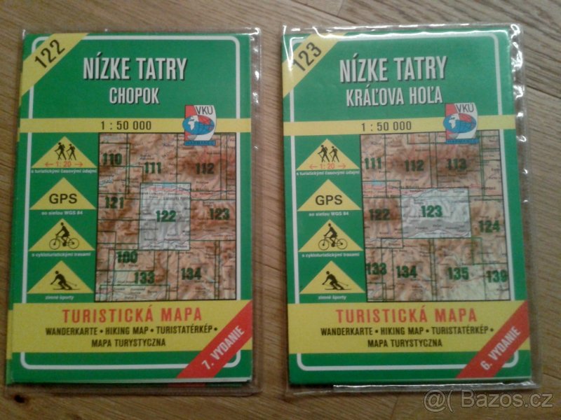 Mapy - Tatry, Zugspitze