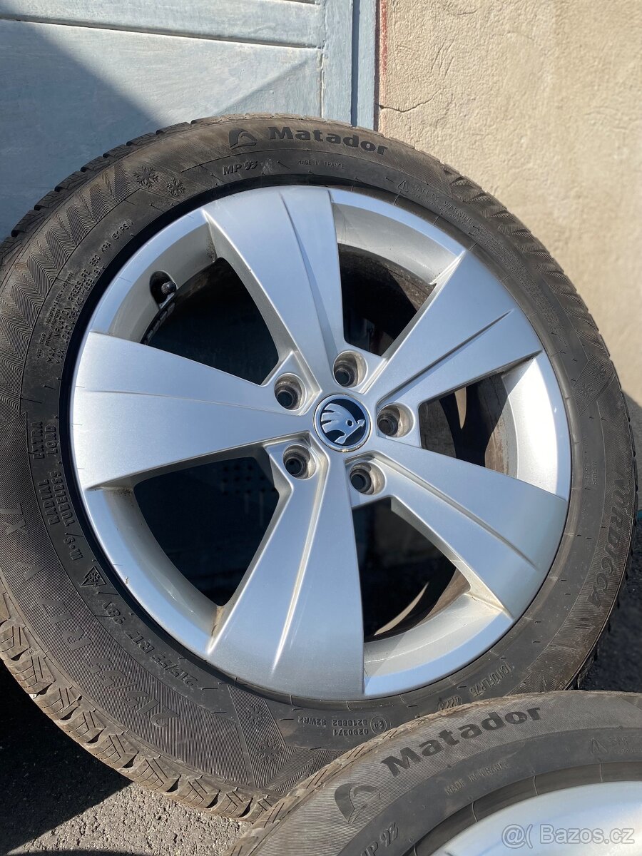 Originál Škoda 5x112 R17 215/55/17