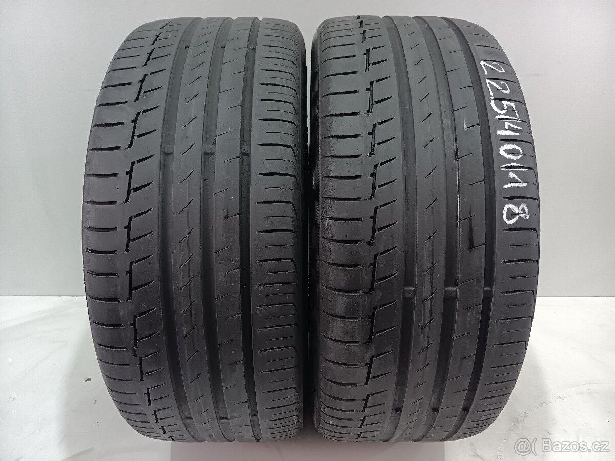 2ks letní pneu 225/40/18 Continental