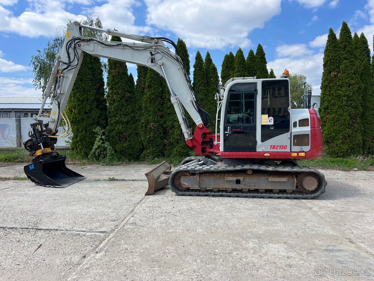 Pásový bagr Takeuchi TB2150 – 2017 – ENGCON – 3D TRIMBLE