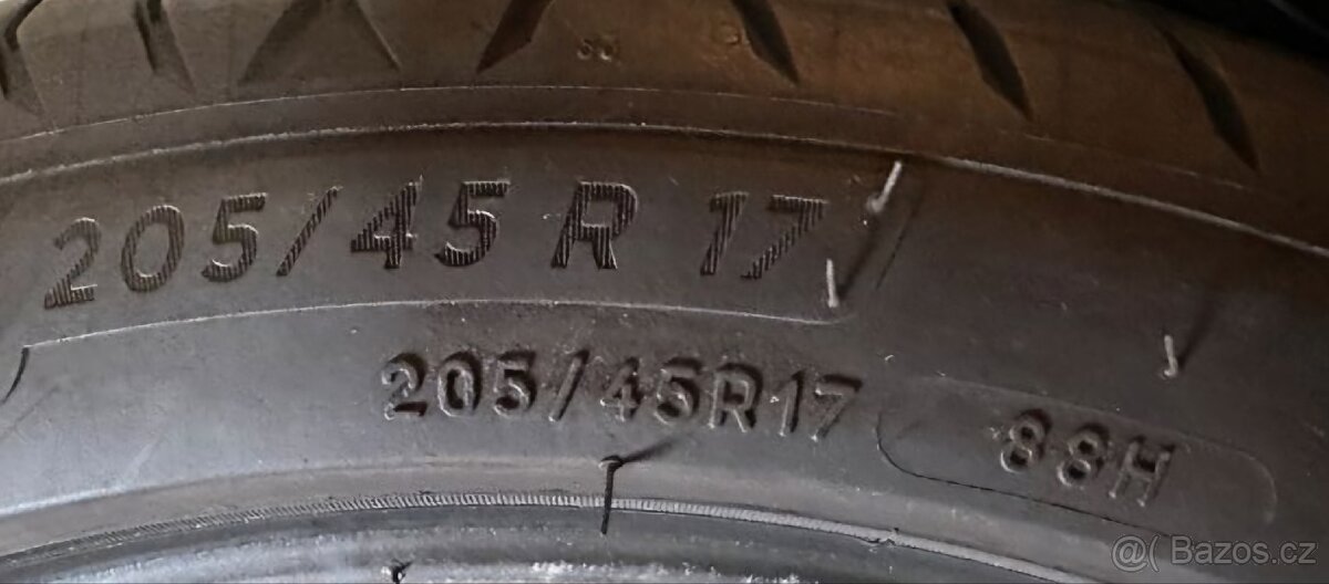 Michelin Primacy 4, 205 45 17, 205/45/17, 205/45 r17