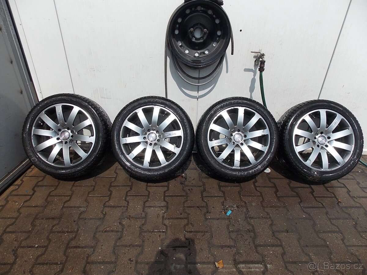 17" alu kola Stilauto + letní pneu 235/45 R17