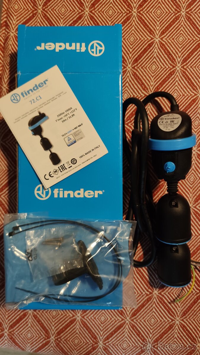 Plovákový hladinový spínač Finder