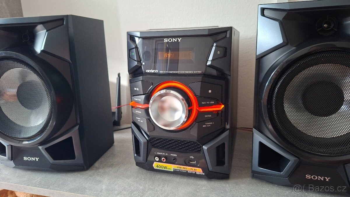 Hi-fi věž Sony MHC EX700 - Bluetooth