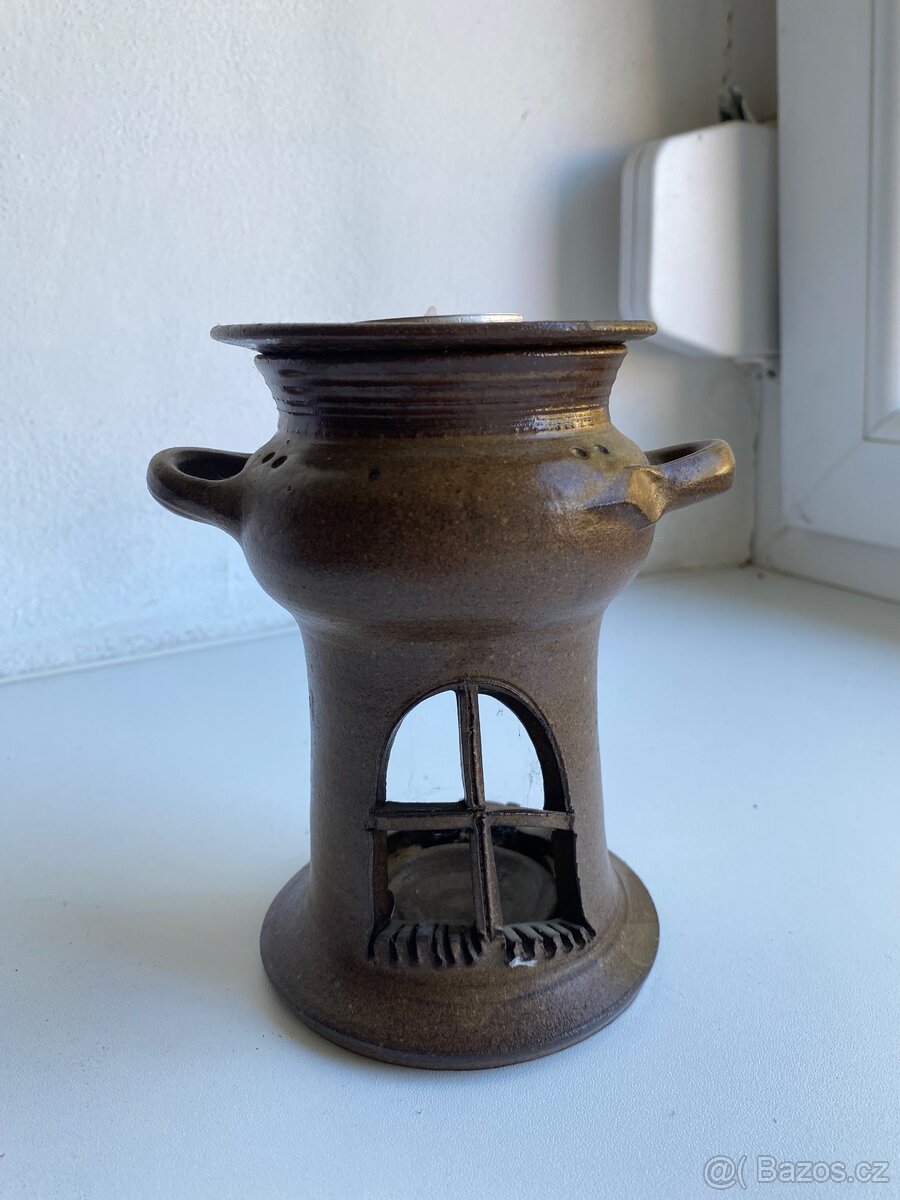 Keramická retro aromalampa