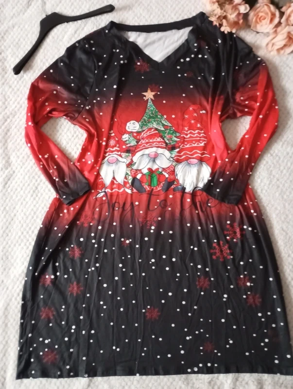 Nové vánoční šaty. Vel 56/58 .