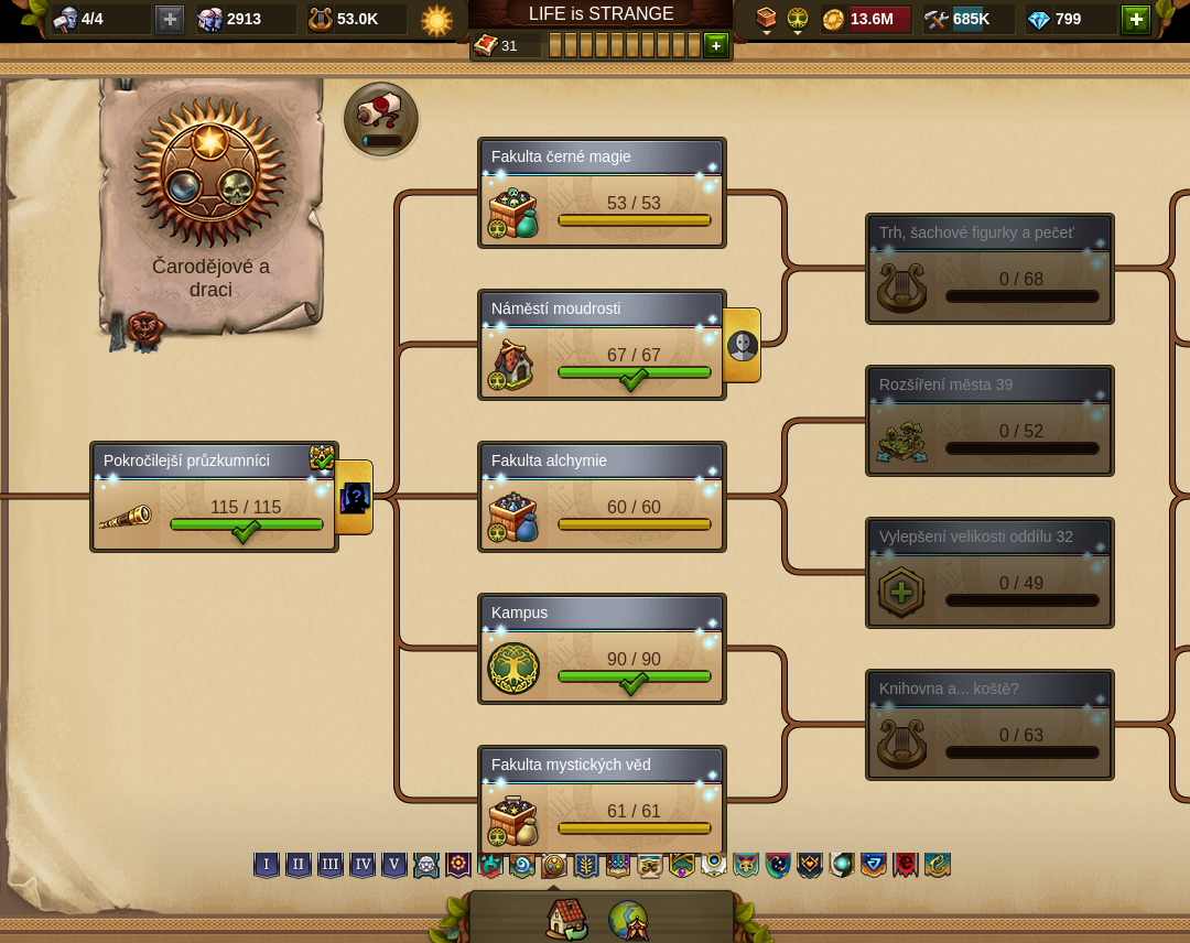 herní účet Elvenar