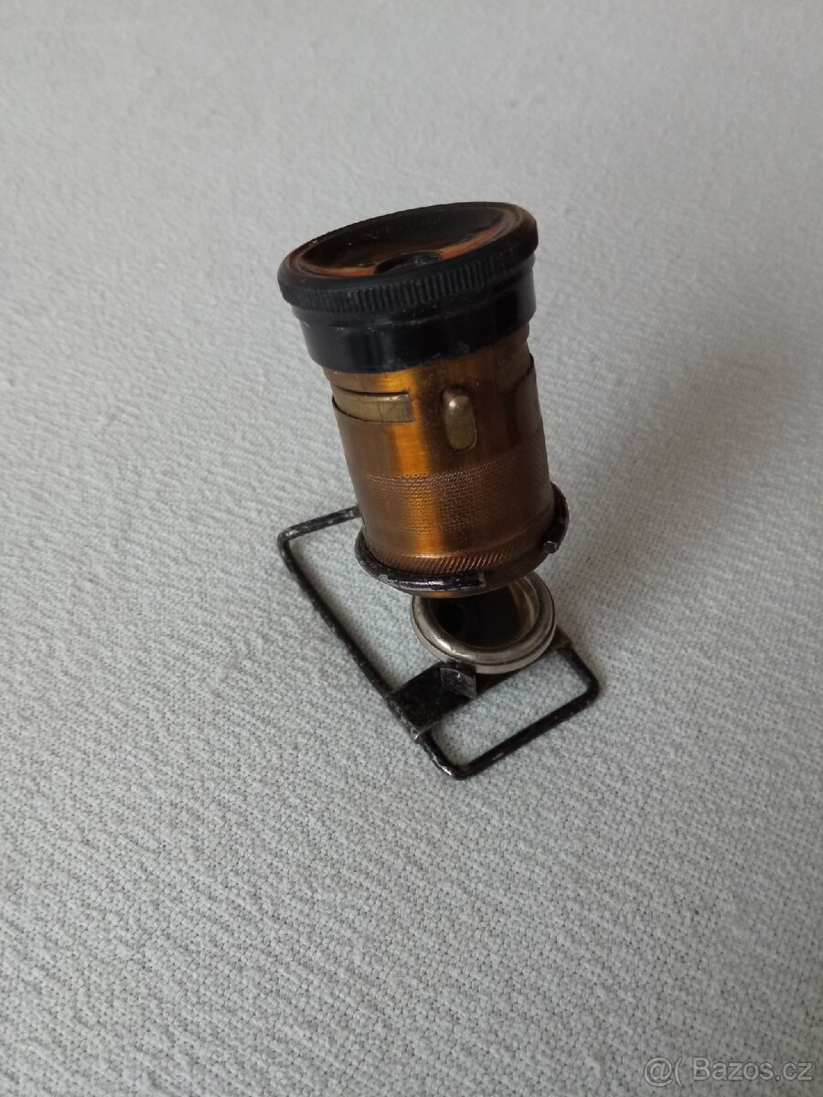 Starožitný kapesní mikroskop