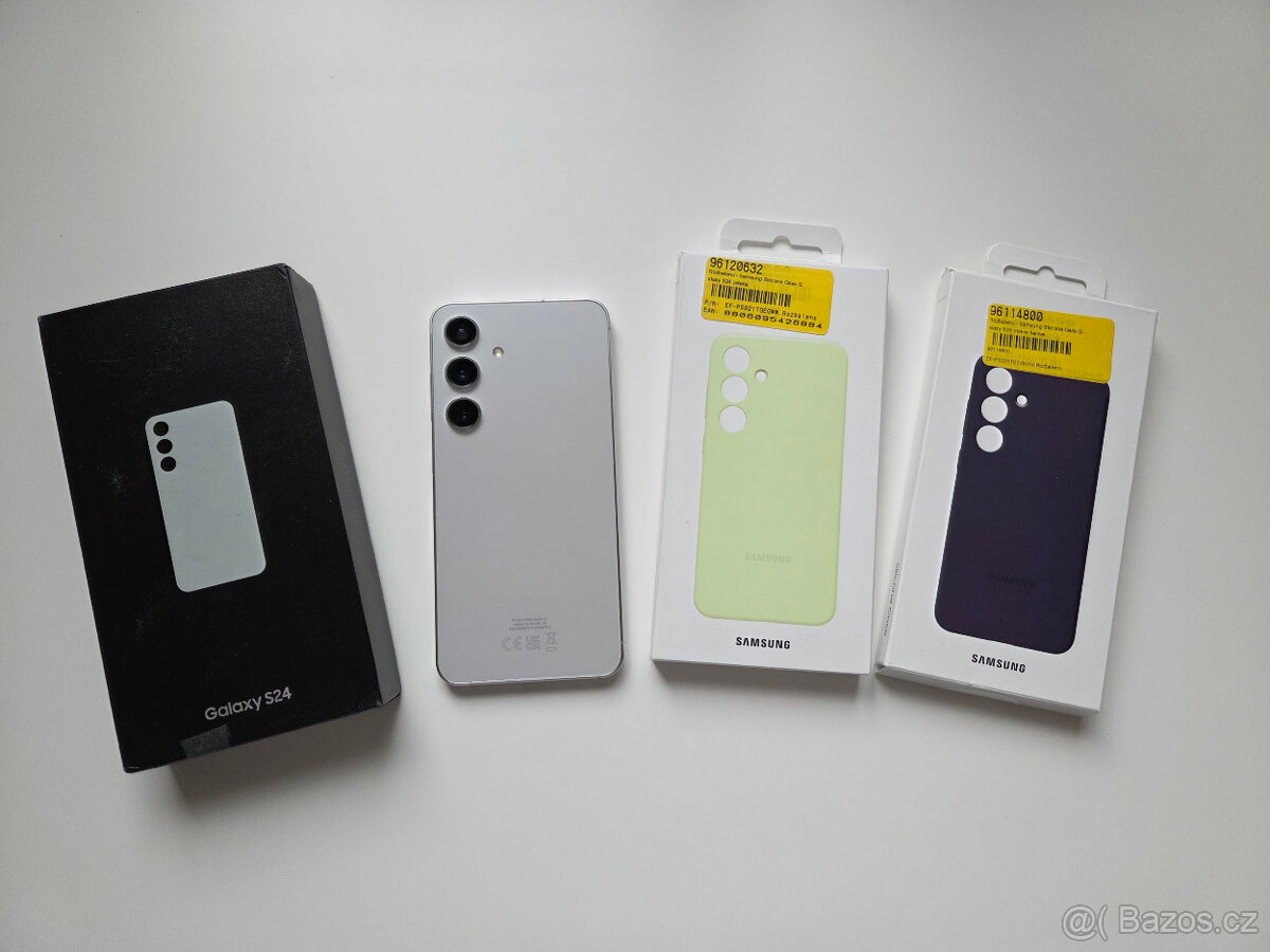 Prodáme S24 256GB, stříbrný, záruka Datart do 9/2026