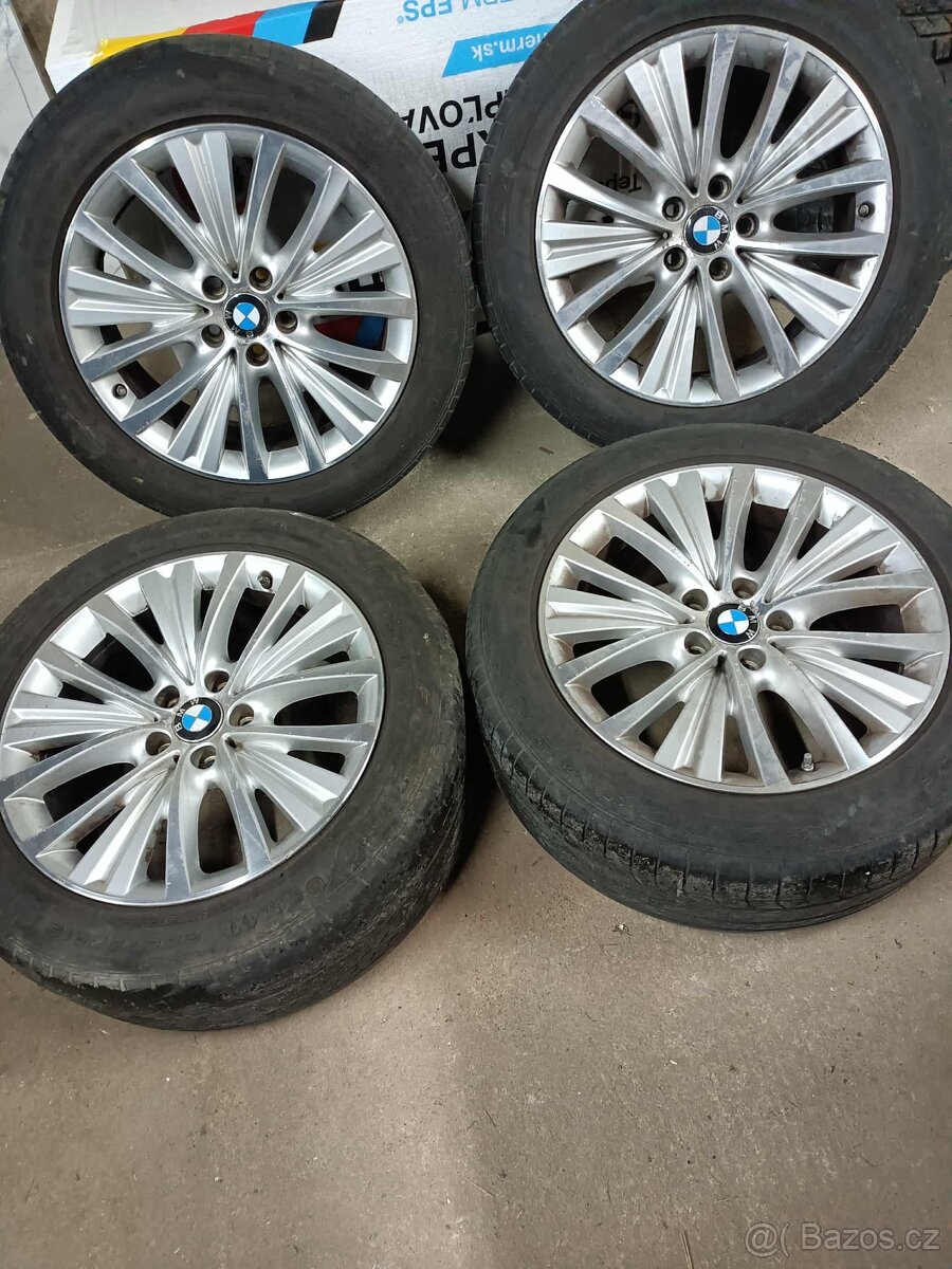 4ks alu disky BMW 5x120 R19 + pneu
