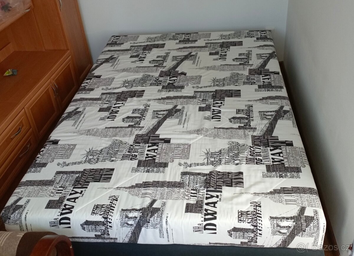 Postel nová s úložným prostorem