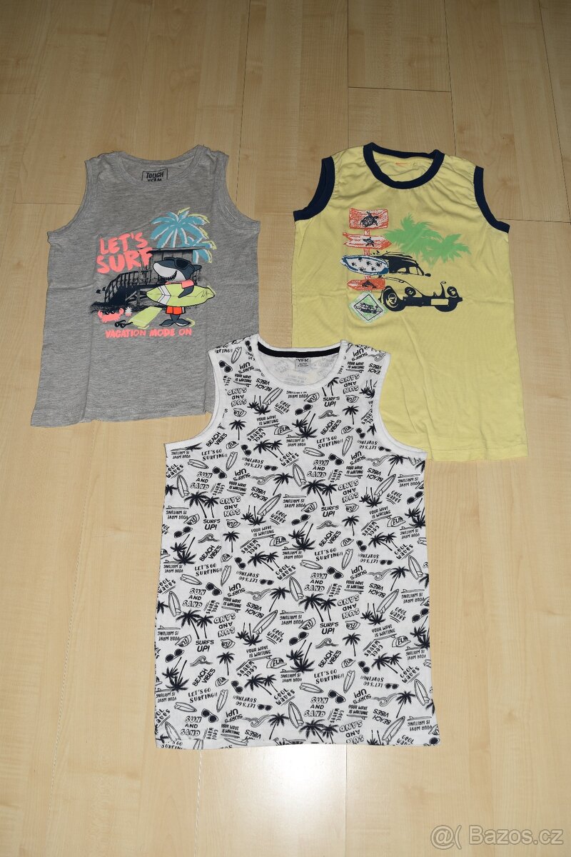 3x letní tílko vel.134/140