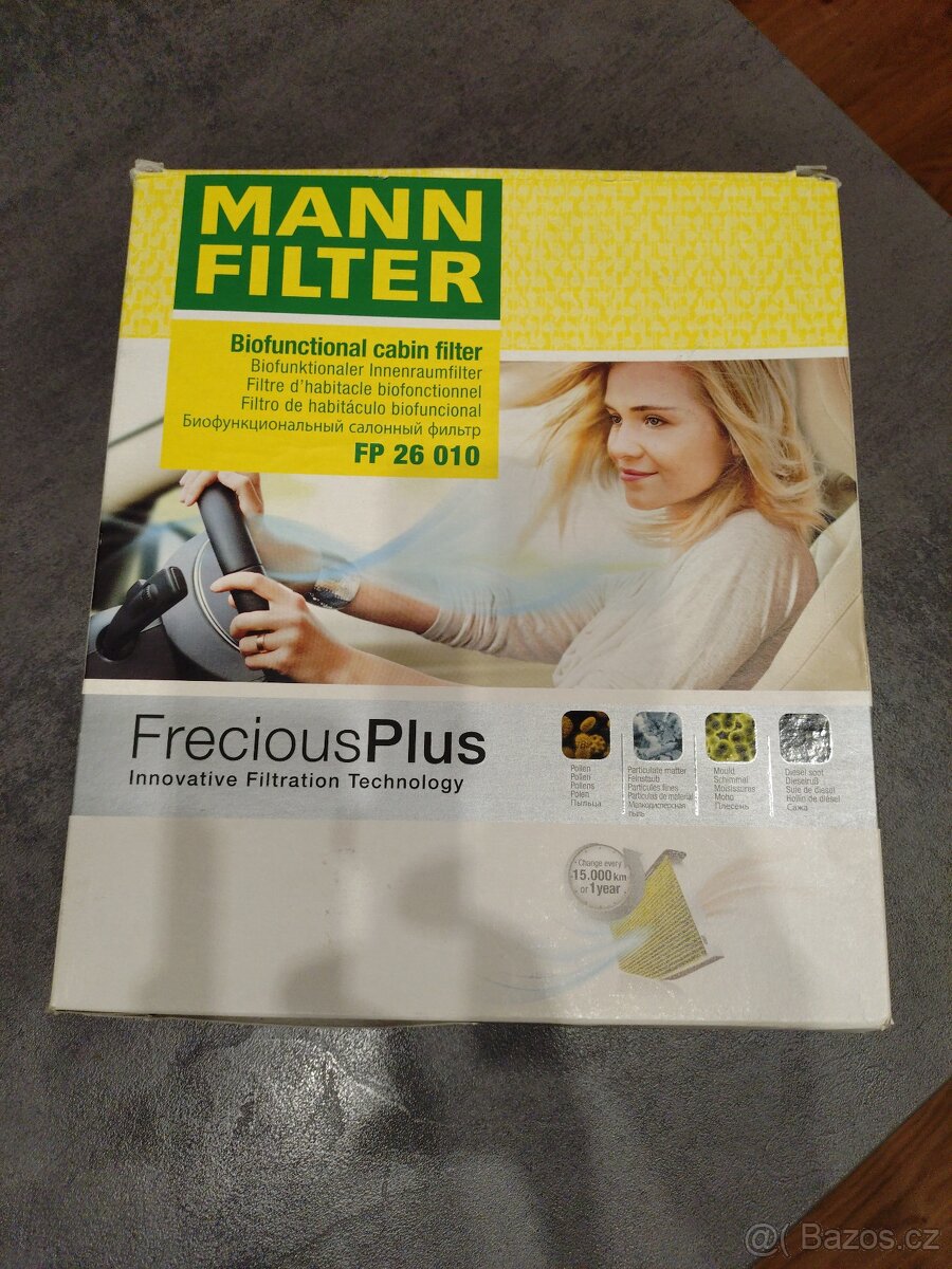 Mann filtr kabinový uhlíkový