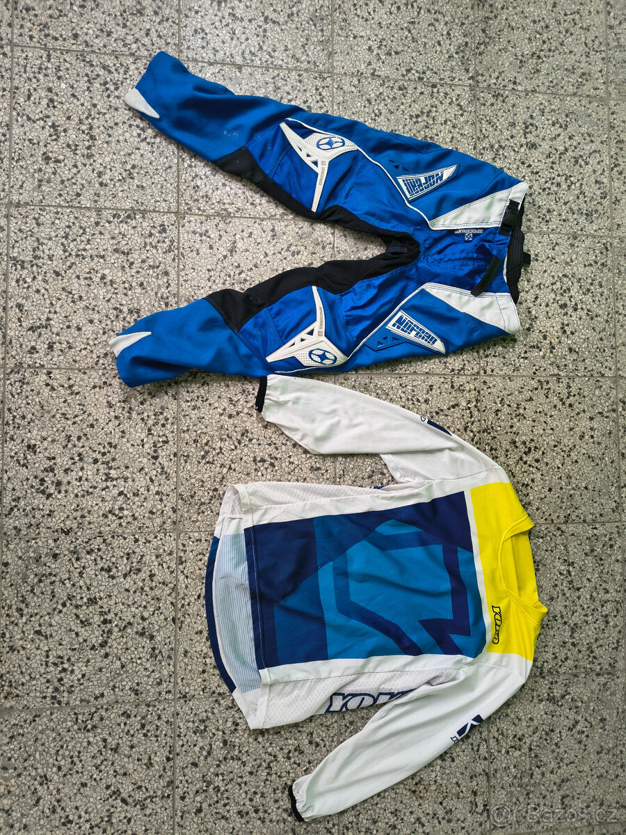 prodám enduro kalhoty + dres dětské.
