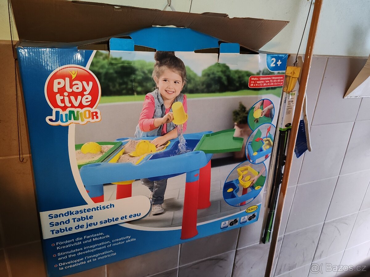 Pískoviště plast stolek