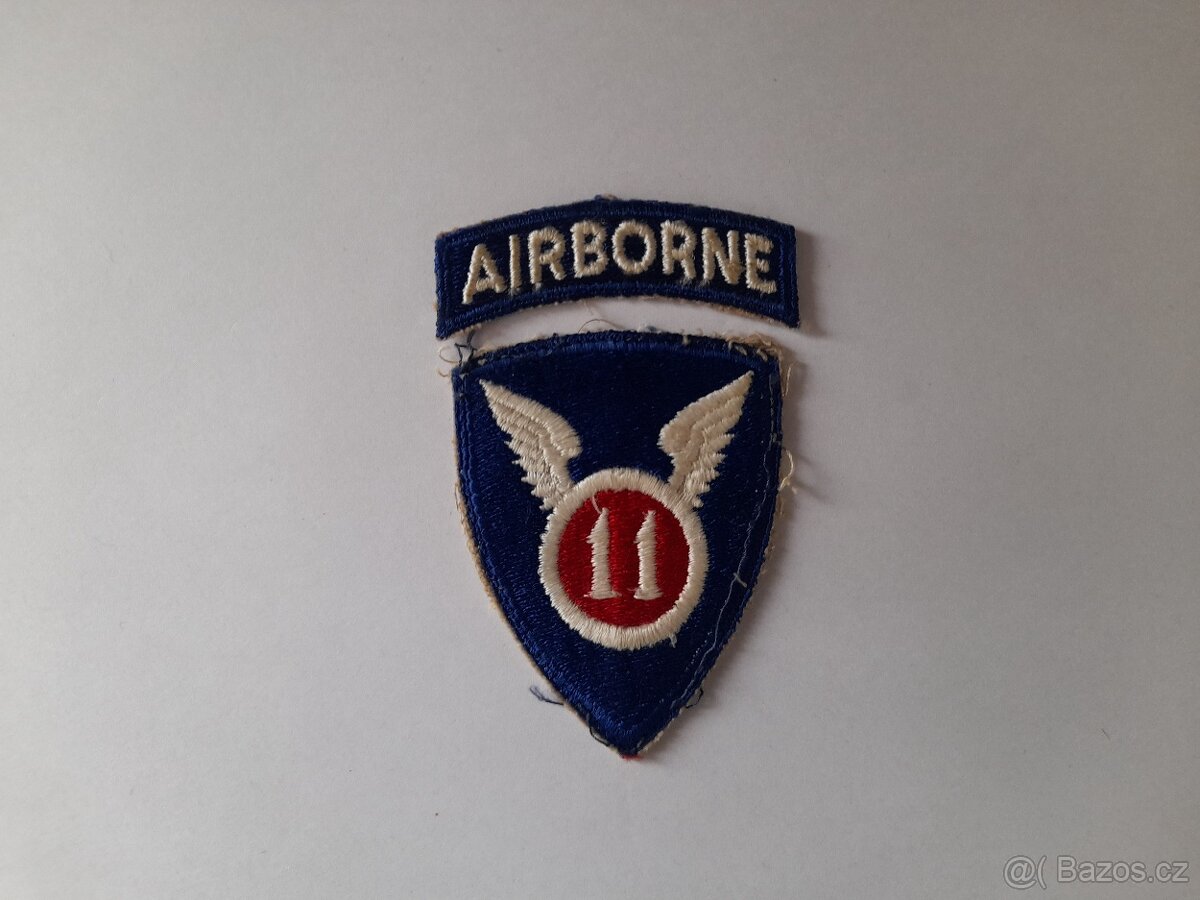 Nášivku US Army 11.výsadková divize AIRBORNE WWII
