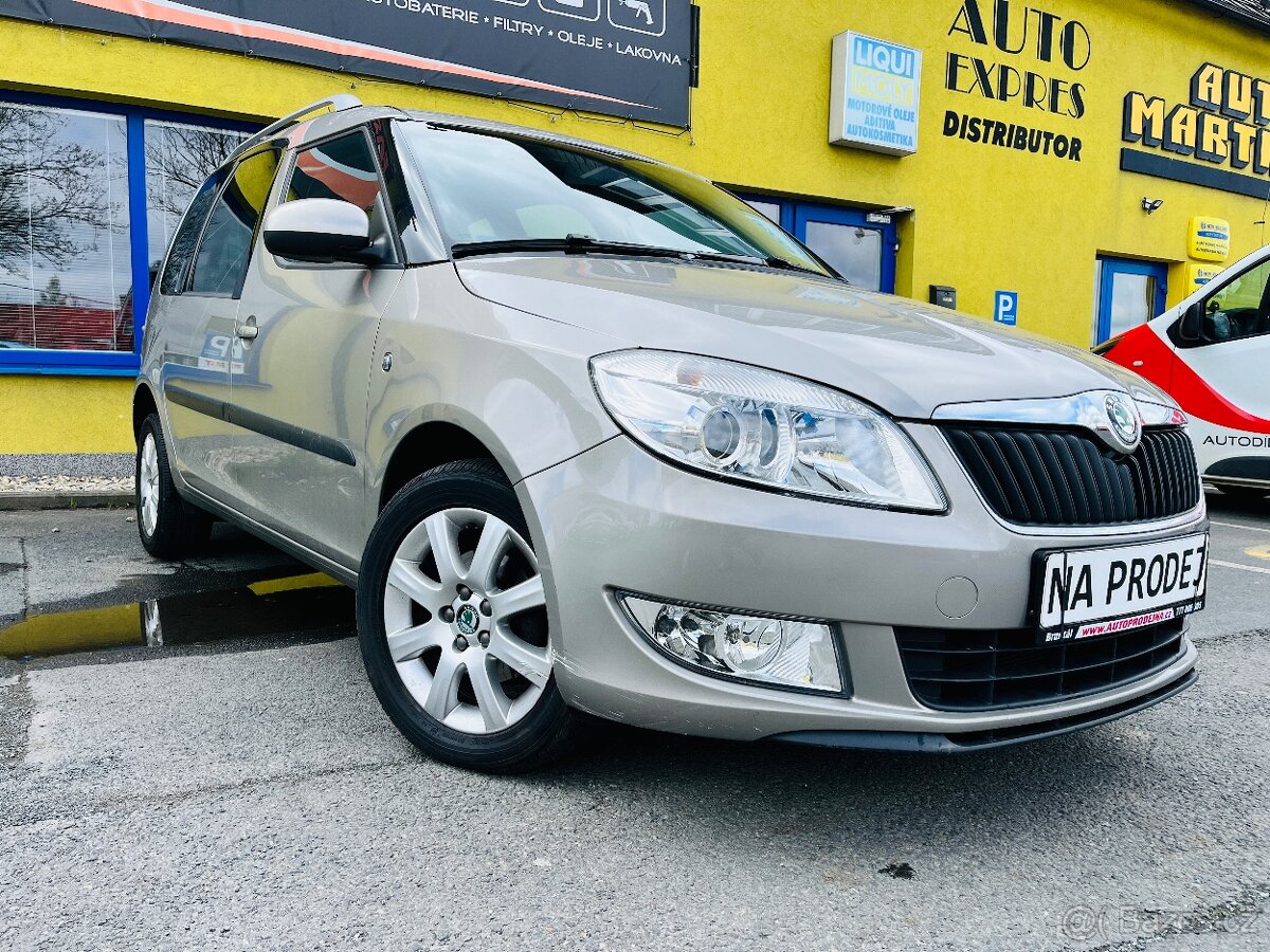 ŠKODA ROOMSTER 1.2 i BENZÍN NAJETO JEN 82 TIS KM