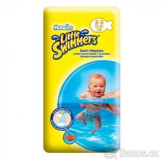 Plenkove plavky HUGGIES little swimmer vel. 2-3 (3-6 kg)
