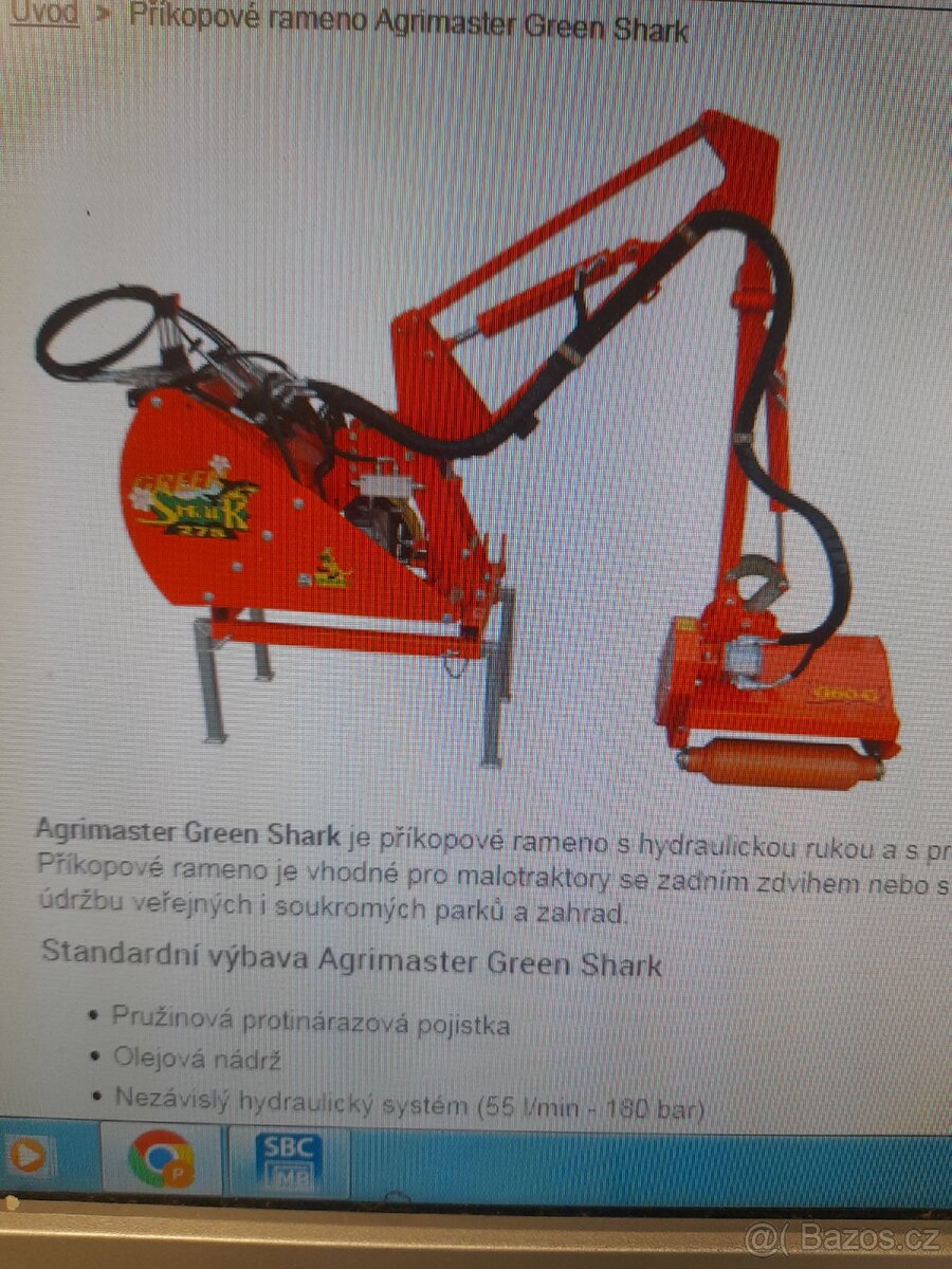 Příkopový mulčovač