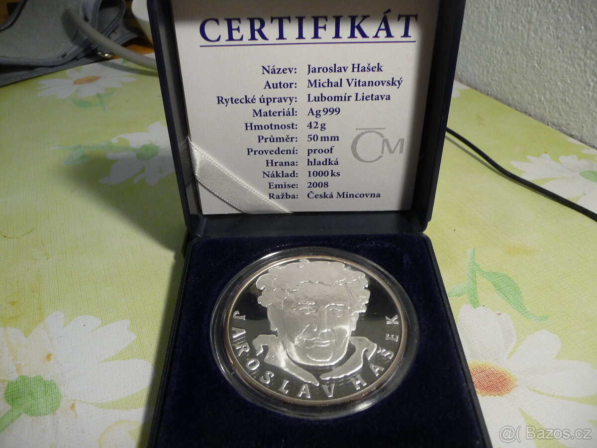 Velká Ag medaile Jaroslav Hašek