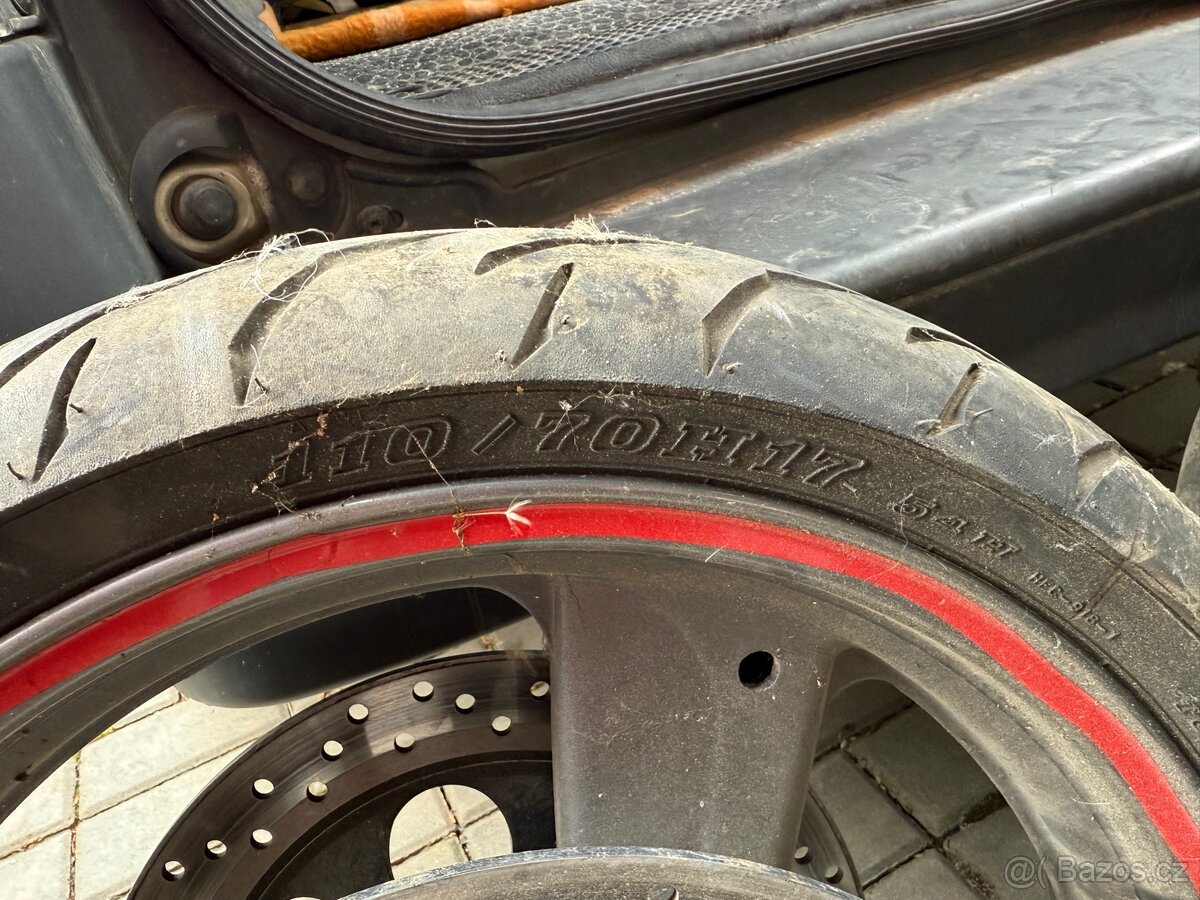 Prodám kola a přední tlumiče na motorku