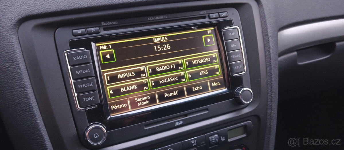 Originál rádio Škoda Columbus