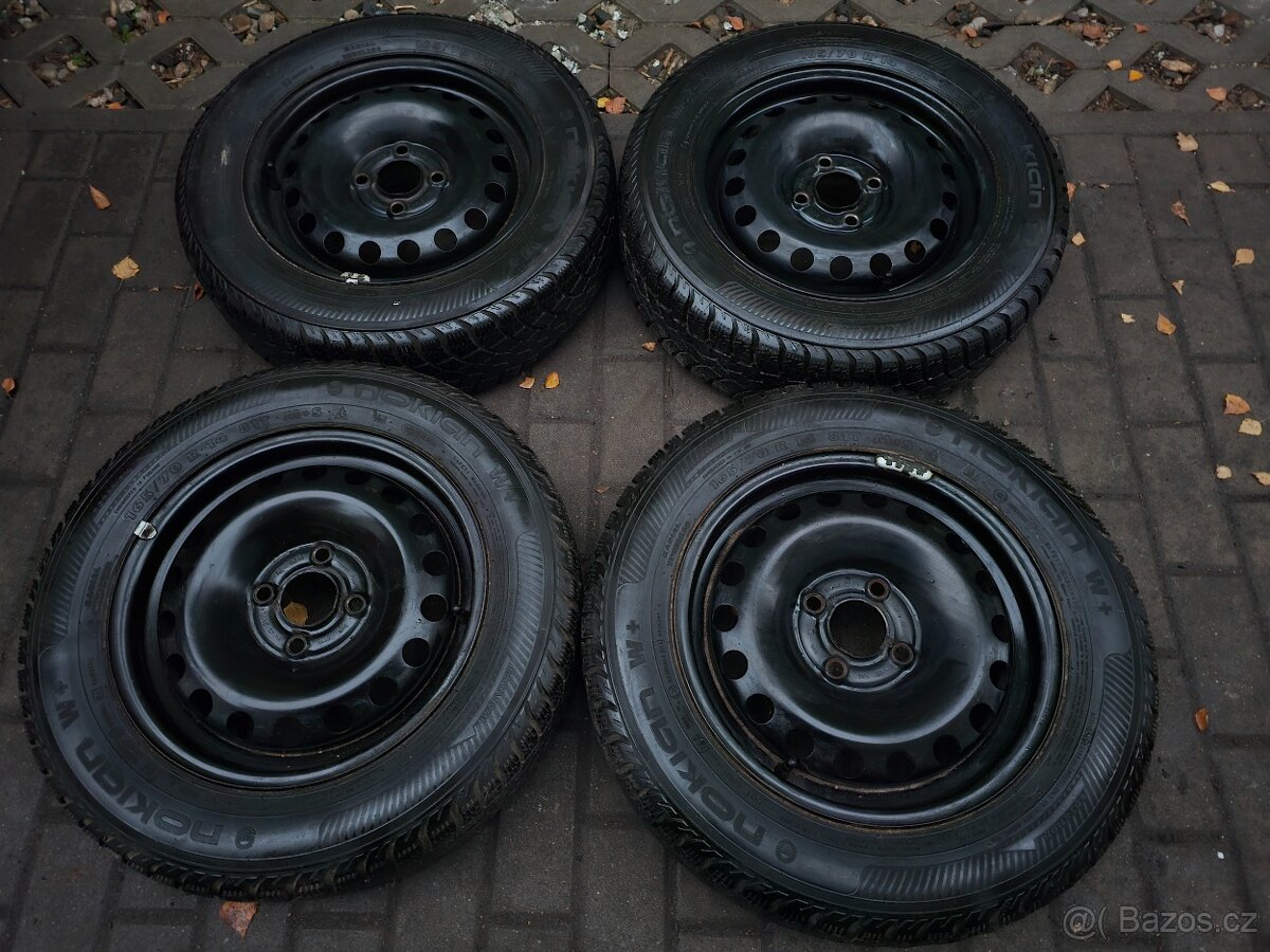 Kola zimní ráfky ET35 Škoda Citigo 4x100 R14 VW UP Seat MII
