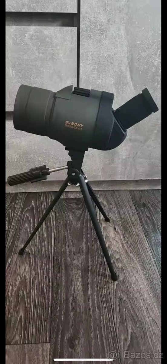 Dalekohled SVBONY MC25-75x70 + stativ –NOVÝ, nevhodný dárek
