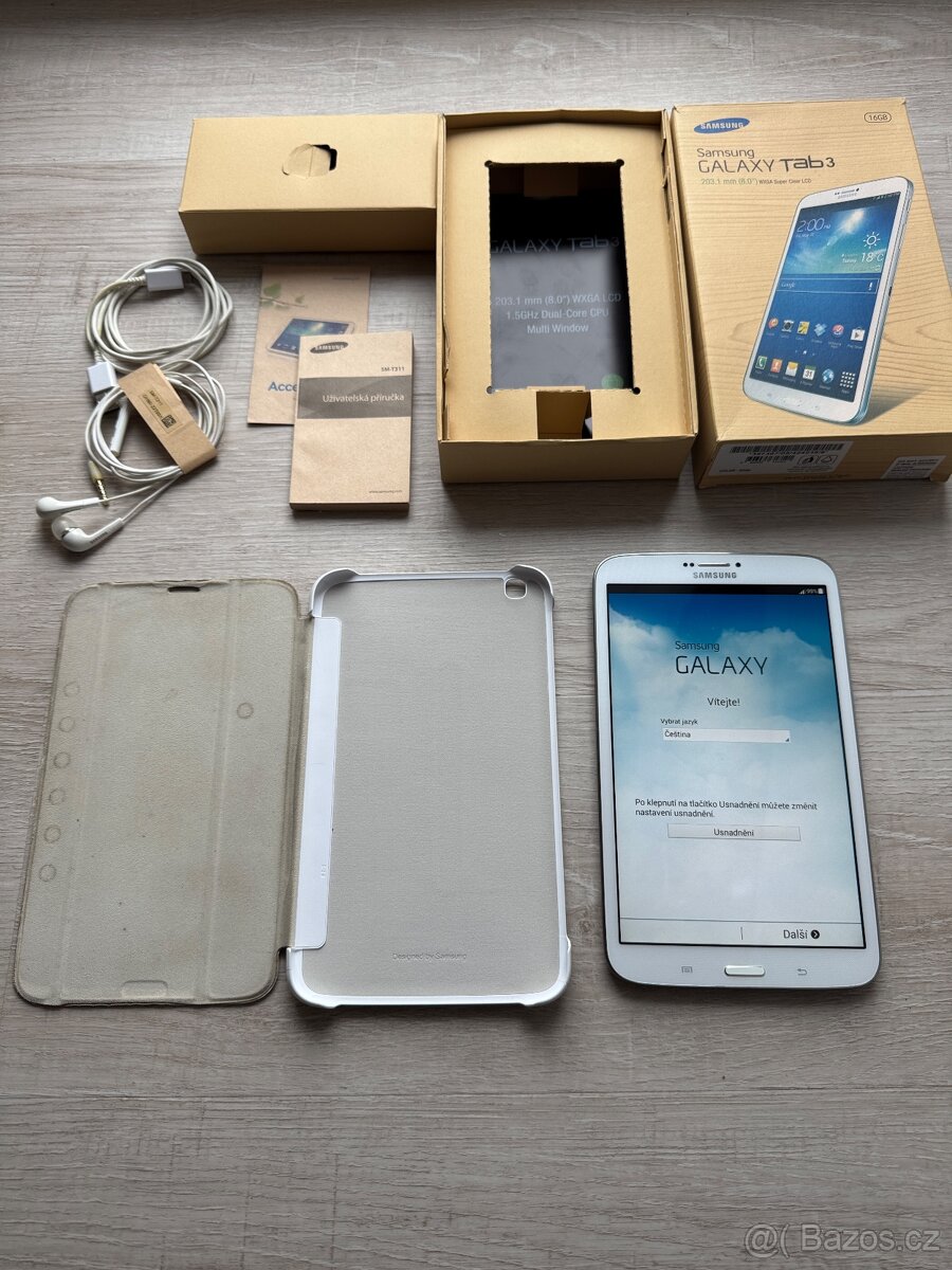 Tablet 8” Samsung Galaxy Tab 3, tablet a mobil v jednom