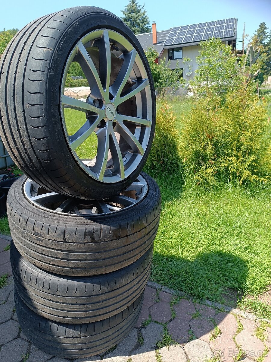 ALU 18" TOORA 8j18, et35, 225/40-18, 5x112