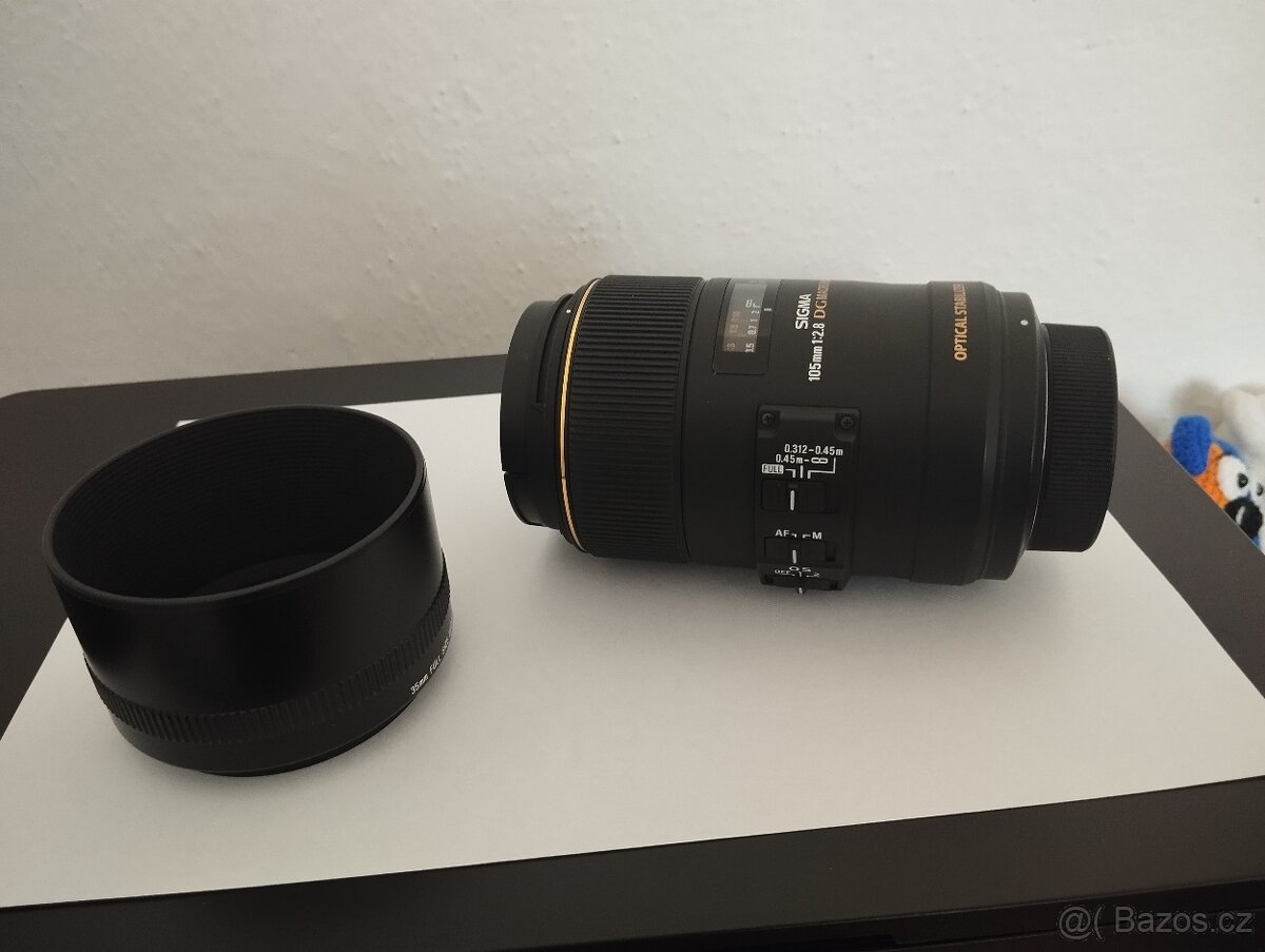 SIGMA 105 mm f/2,8 EX DG OS HSM Macro pro Nikon F