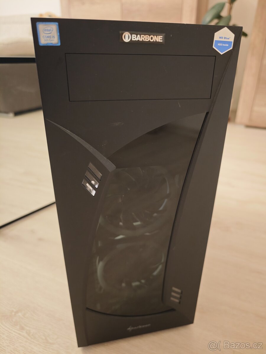 Herní počítač Barbone RTX 2070, i5 9600k, NVME SSD