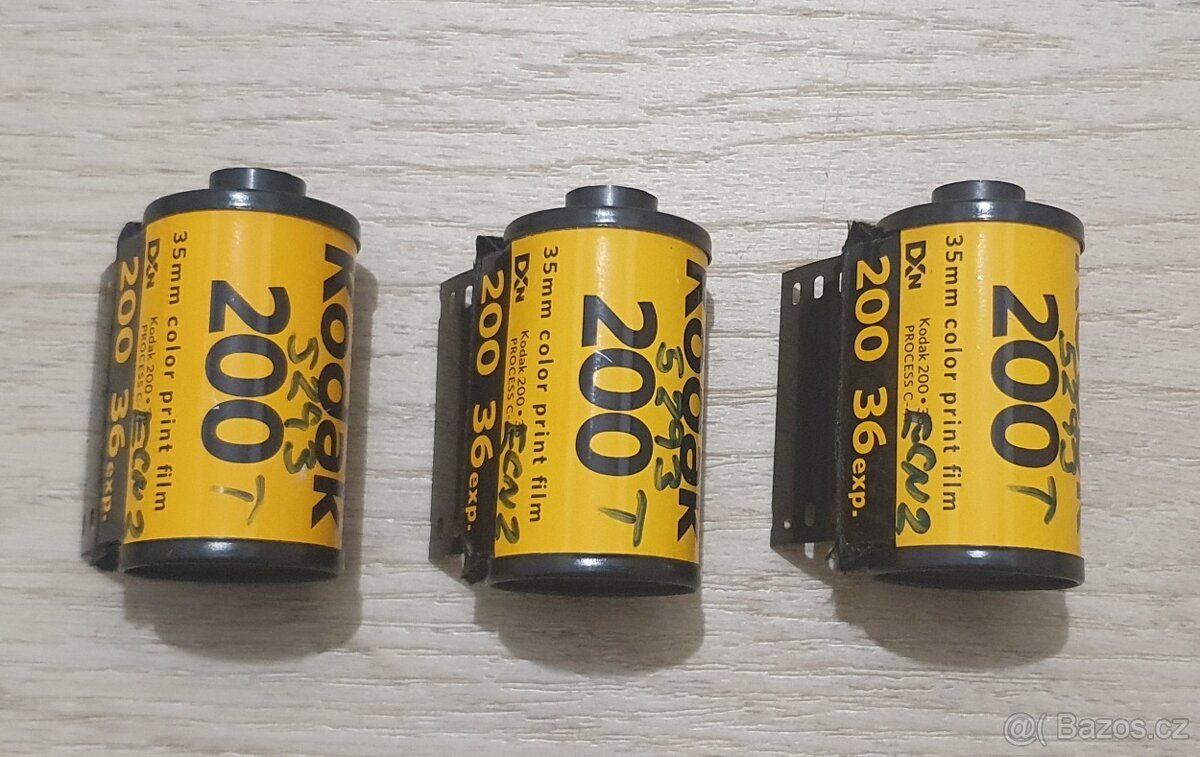 3x film Kodak Vision 5293 z metraze (ECN-2)