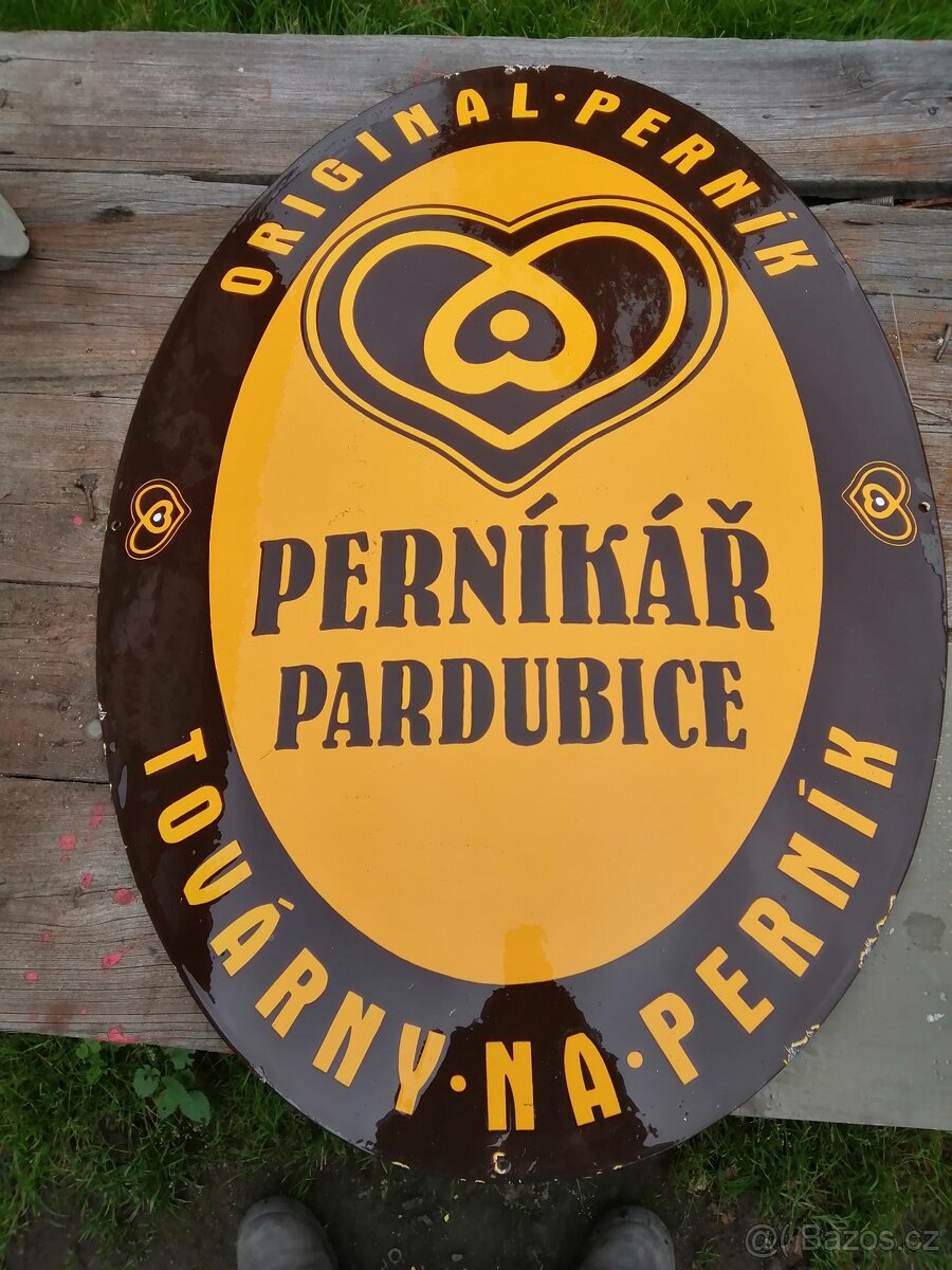 Reklamní cedule  (smaltovana)