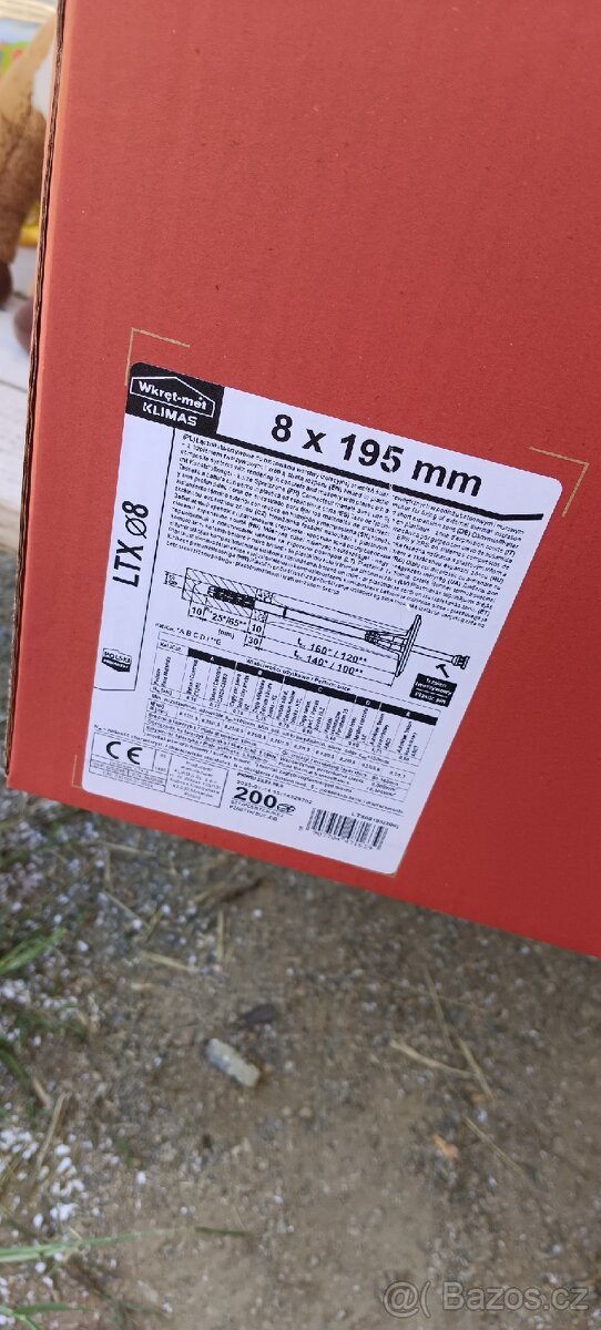 Hmoždinky do polystyrenu 195mm