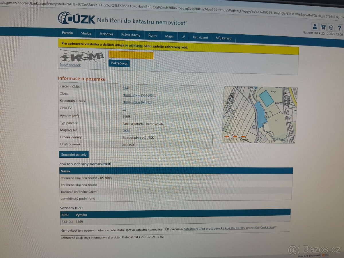 Zahrada Horní Police