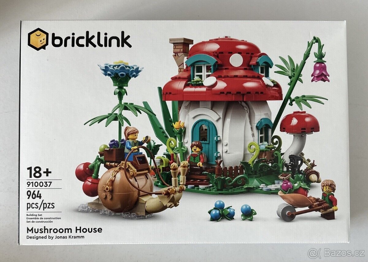 LEGO Bricklink 910037 Houbový domek