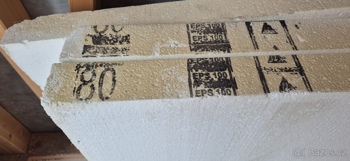 EPS polystyren podlahový tl. 8cm - 34m2