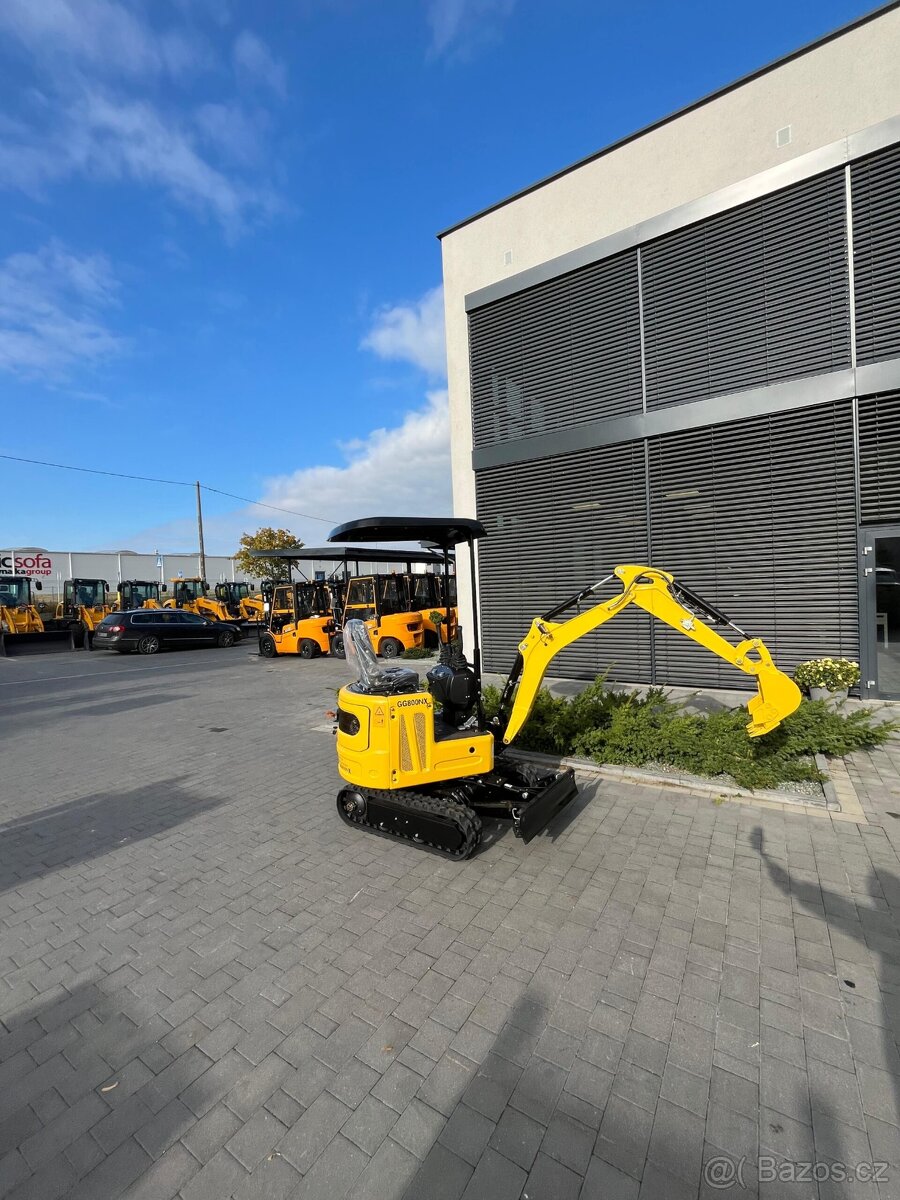 Minibáger GG800NX -Koncoročná AKCIA + Dovoz GRÁTIS