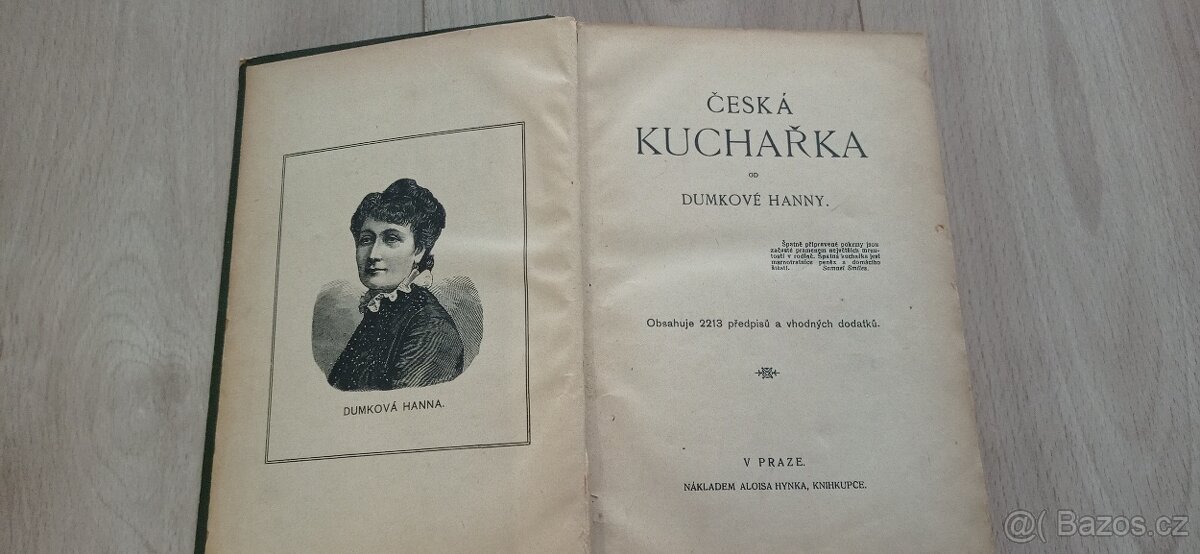Prodám starou kuchařky od Hanny Dumkové